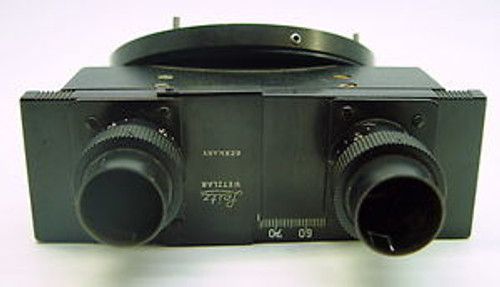 Leitz Wetzlar Laboratory Research Microscope Binocular Head, 55-75mm