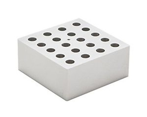 Dynalon DQ-02-05B Aluminum Block for DynaQube Cooling Device, Holds 20 x 0.5m...