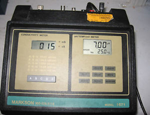 Markson 1671 Conductivity meter, cell & electrode