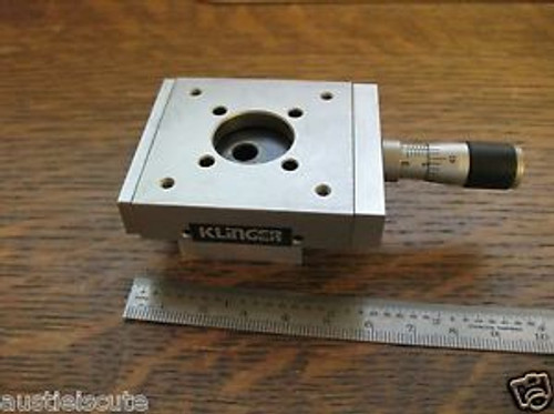 Newport Klinger Micro-Controle Micrometer Linear Translation Stage Table