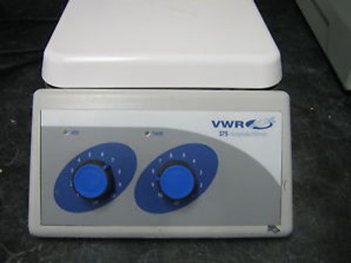 VWR 375 H.P.S. CAT # 33918-262 HOTPLATE STIRRER 7 X 7 TOP PLATE