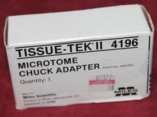 New Tissue-Tek II 4196 Microtome Chuck Adapter NIB Microscope !