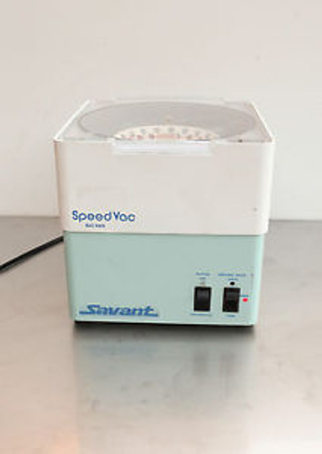 Savant SpeedVac Concentrator SC100 Centrifugal Evaporator + RH 40-11 Rotor