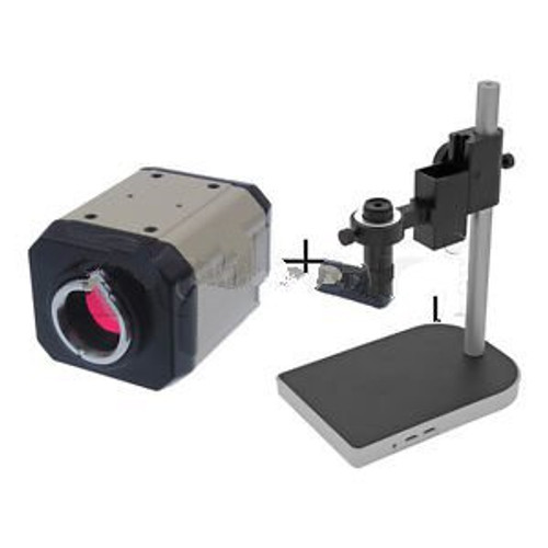New Digital Microscope Camera Body With Stand And Lens 2Mp C-Mount Vga Video