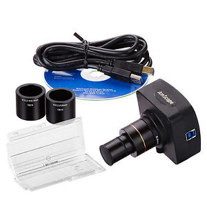 5MP USB3.0 Real-Time Live Video Microscope Digital Camera + Calibration Kit