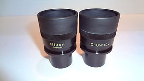 NIKON CFUW10X PAIRED ULTRA WIDEFIELD 10X EYEPIECES SUPER NICE