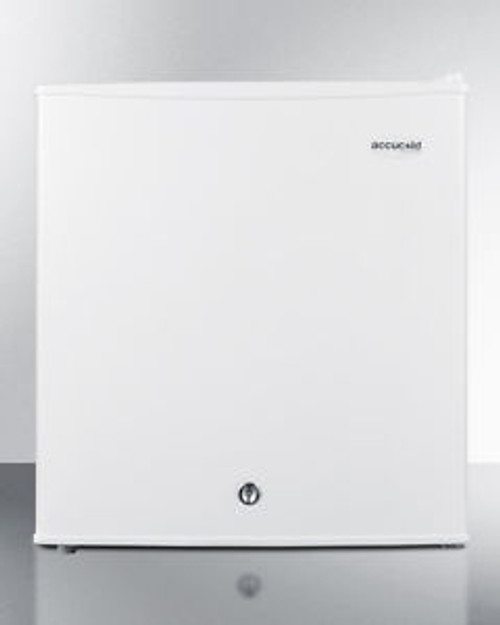 Compact refrigerator-freezer with front-mounted lock, S19LWH, 1.7 cu.ft.