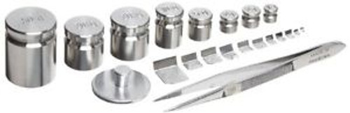 Rice Lake 12504 20 Piece Stainless Steel Calibration Metric Test Weight Set, 50g