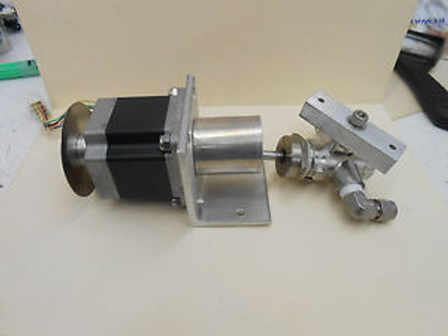 FMI PHM QB 1/4 PISTON FLUID METERING PUMP & VEXTA PK266E2.0BC12 STEPPING MOTOR