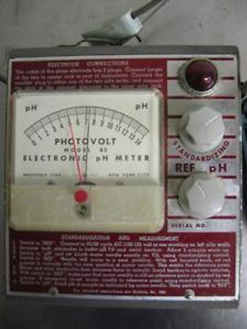Photovolt pH meter Model 85