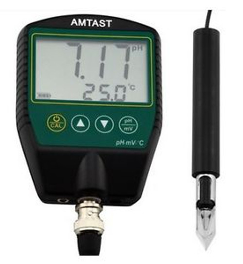 HACCP Compliant pH Meter for Meat, Automatic or Manual Temperature Compensation