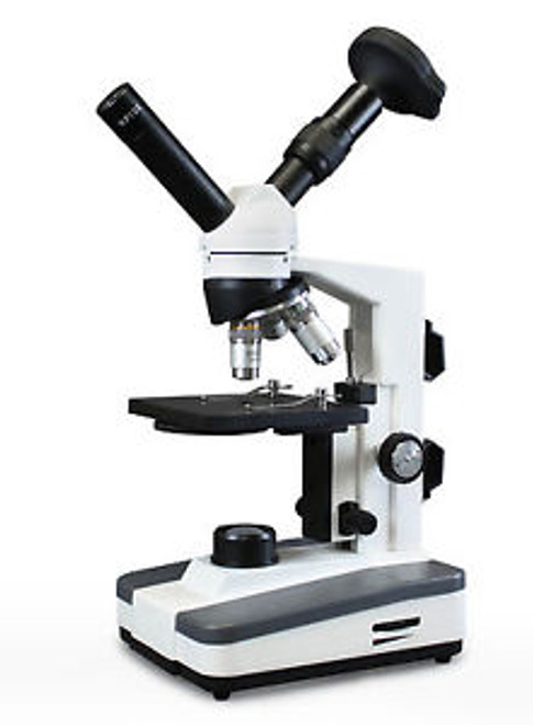 Vision Scientific ME80 LED Corded Dual View Microscope, 40x, 100x, 400x