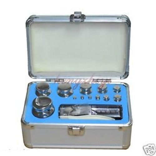 M1 Grade 1mg-500g Precision Stainless Steel Scale Calibration Weight Kit Set