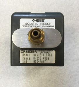 HEISE Dresser Isolated Sensor HQS-2 0-250 PSIG