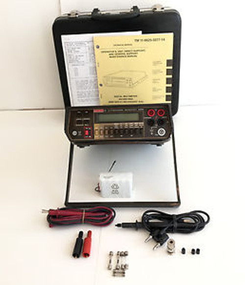 Keithley 197 5.5-Digit Auto-Ranging Microvolt DMM with Case & Accessories
