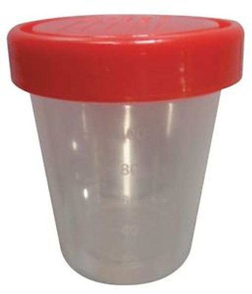 LAB SAFETY SUPPLY 32V505 Sample Container Sterile, 100mL, Pk 500