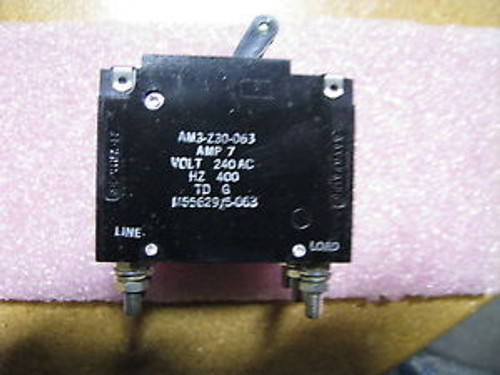 HEINEMANN CIRCUIT BREAKER M55629/5-063 NSN: 5925-01-036-0913  AM3-Z30-063