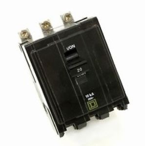 SQUARE D QOB320 BOLT ON 3 POLE 20 AMP CIRCUIT BREAKER