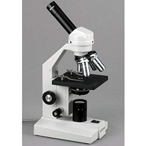 40X-2500X Advanced Home School Compound Microscope + 3MP Camera, Slides & Book