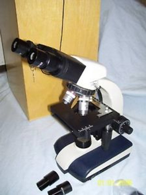 40x- 1600x Binocular Microscope