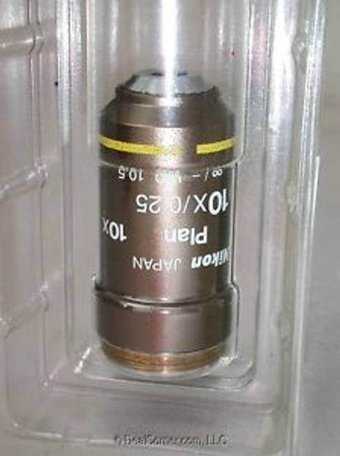 Nikon Microscope Objective, Plan 10x