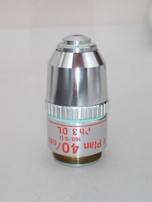 Nikon E Plan 40x Ph3 DL Phase Microscope Objective for Labophot, Optiphot, Nice!