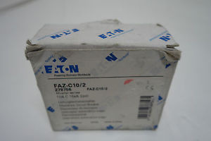 New eaton miniature circuit breaker FAZ-C10/2