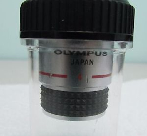 Olympus A 4  .10 160/- Microscope Objective Lens