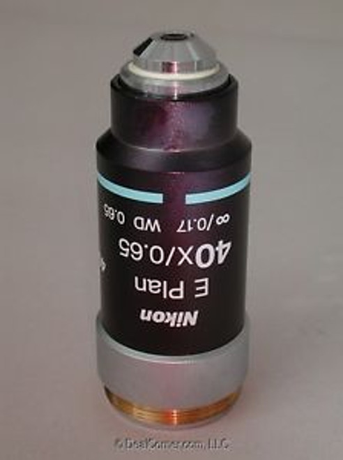 Nikon Microscope Objective, E Plan 40x