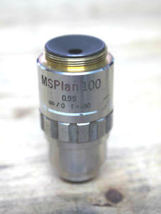 1pcs Used,Good OLYMPUS MSPLAN 100X 0.95 ?/- f=180 MICROSCOPE OBJECTIVE #E-KW