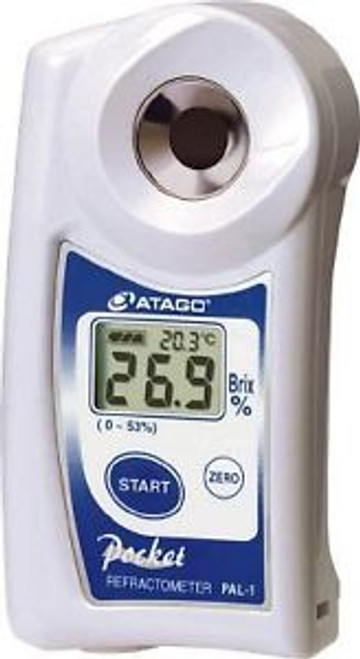 Atago Pocket Refractometer PAL-1 Brix 0-53% Digital Hand Held New From Japan F/S