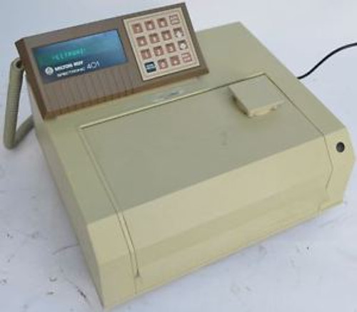 Milton Roy Spectronic Spectrophotometer 401 No Error