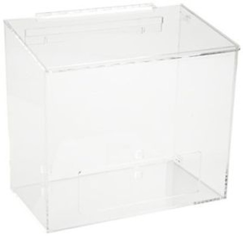 S-Curve SBD-16 Storage Acrylic Bin Dispenser with Large Front Opening, 1/4 18