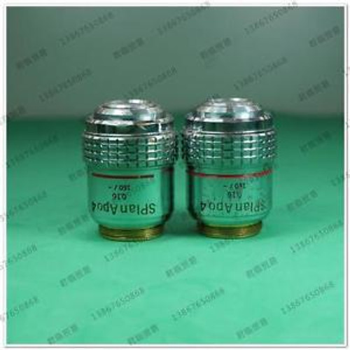 1pcs Used Olympus SPLAN APO 4X 0.16 160/- Microscope Objective #EQUV