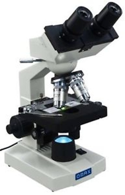 OMAX 40X-2000X Lab LED Binocular Compound Microscope with Double Layer
