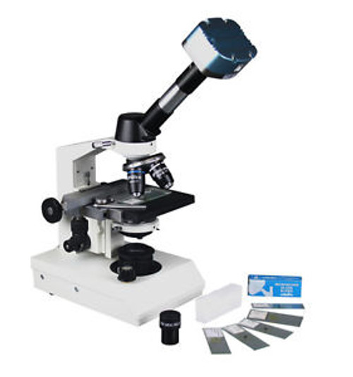 2000x High Power Doc Vet Lab Medical Microscope w USB PC Camera HLS EHS