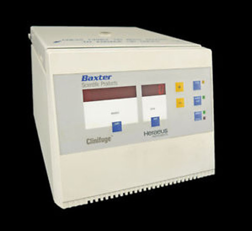 Baxter Heraeus Clinifuge 3538 Variable Speed Timed Laboratory Centrifuge