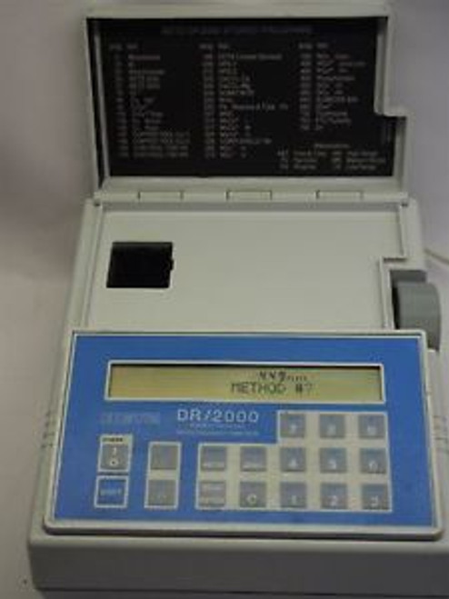 Betz DR/2000 Direct Reading Spectrophotometer 45800-00
