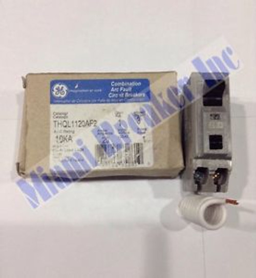 THQL1120AF2 GE Combination Arc Fault Circuit Breaker 1 Pole 20 Amp 120V (New)