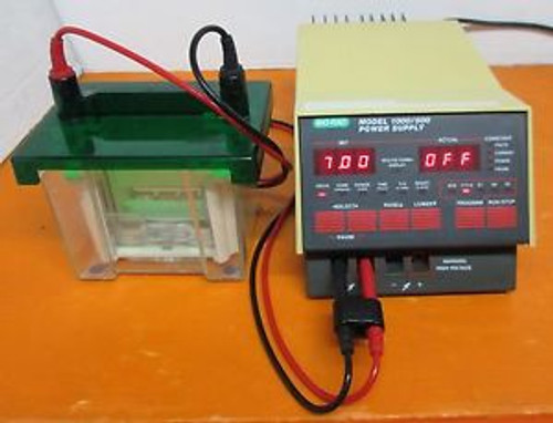 BIO-RAD MODEL 1000/500 ELECTROPHORESIS POWER SUPPLY WITH CONNECTING MODULE