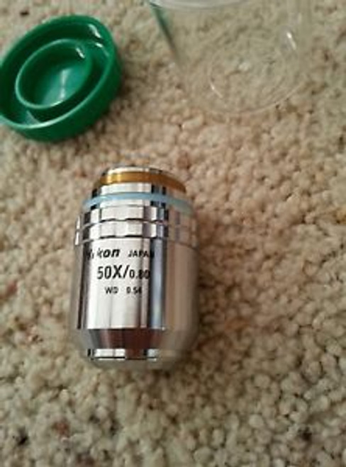 Nikon Microscope Objective 50x/0.80 WD 0.54