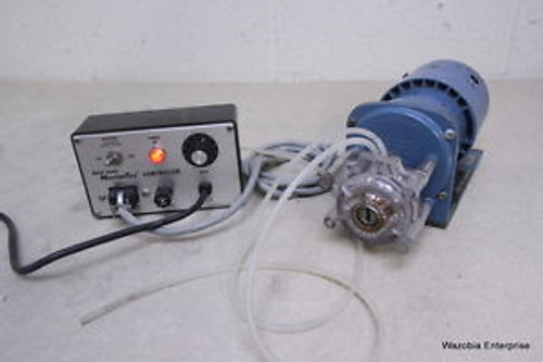COLE-PARMER PERISTALTIC PUMP WITH 7014 HEAD & SOLID STATE MASTERFLEX CONTROLLER