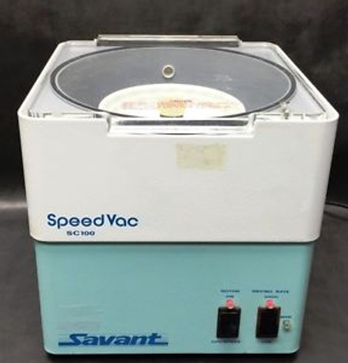 Savant SpeedVac SC 100 Benchtop Centrifuge SC100 w/ Rotor