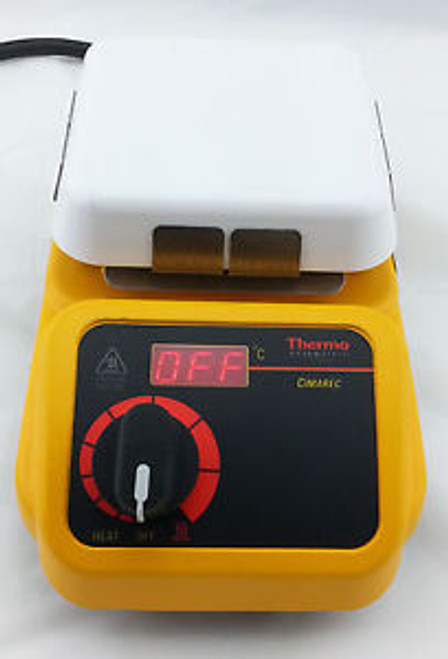 Thermo Scientific Cimarec Temp:5-540C 4x4 Digital Hot Plate 120V Lab HP130915