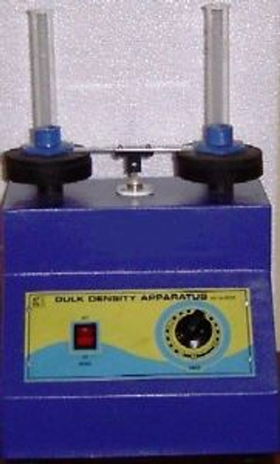 Bulk Density Test Apparatus with 2 cylinder alluminium, blue & black, contemp