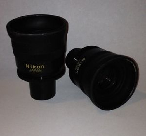 Nikon 10x Focusable 25mm FOV Microscope Eyepieces