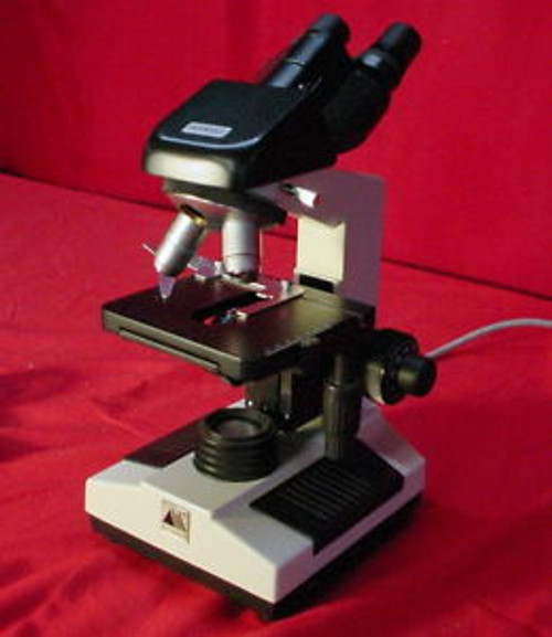 LW Scientific Microscope#2, 3 Objectives PL 4/.10, PL 10/.10, PL 40/065