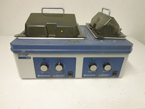 Fisher Scientific Isotemp Water Bath 115 Dual Chamber FOR PARTS Fisher Scientific Isotemp Water Bath 115 Dual Chamber FOR PARTS