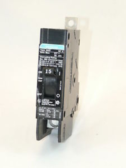 New Siemens BQD Circuit Breaker 1p 15a BQD115