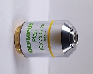 Olympus Plan 10x Ph1 Phase Contrast Infinity IX / BX / CX Microscope Objective